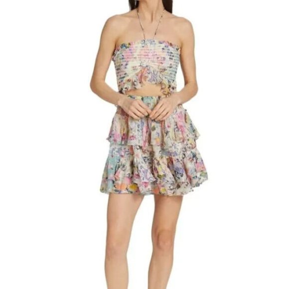 Rococo Sand Lelia Tiered Mini dress